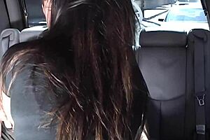 Pretty Brunette Porsha Blaze Teases Intensely In Luxe Limo Backseat