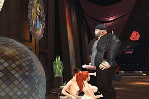 heyward's teasing strip club lap dance explodes in sticky facial