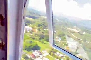 seeing chiang rai from big buddha statue eyes, thailand's crazy temples rock!