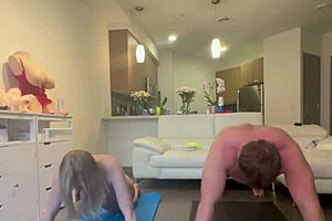 after intense naked workout i suck thick cock shower tears fall