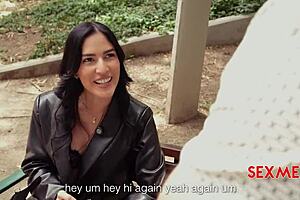 Sexy latina ashley sanz teaches spanish with big tits ass blowjob quickie fuck