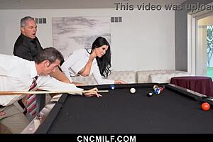 office party GETS KINKY! milf secretary joins threesome for wild secretary slave play