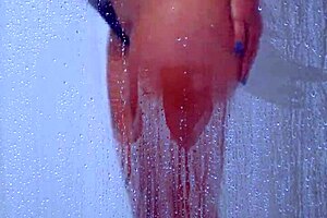 college tanned latina teen showers in bikini masturbating big ass to orgasm