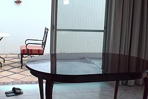 sun warms us as we fuck outdoors passionately