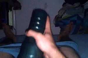 Ob1 Discovers Fleshlight Strokes in First Timid Session