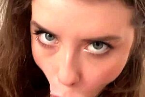 hey check out eden ivy wrapping lips around cock after hot interview