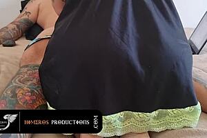 Raw naughty 18+ babe gives sloppy afternoon blowjob deepthroat