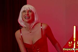 Stacy Cruz Screams In Halloween Cowgirl Ride