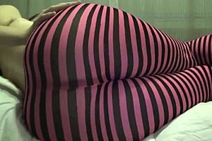 Her Tight Leggings Strain From Massive Fart Explosions