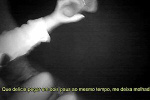 brazilian wife feels 25cm glory hole cock stretch wide open?