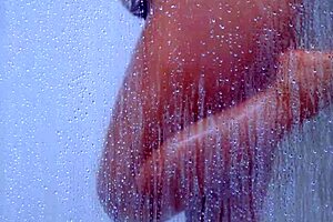 college tanned latina teen showers in bikini masturbating big ass to orgasm