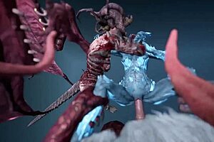 succubus frost onoskelis tempts with bisexual monster sex