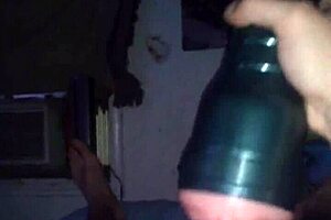 Ob1 Discovers Fleshlight Strokes in First Timid Session