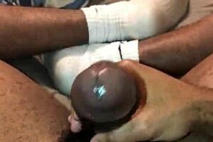 i love stroking my MONSTER COCK until i bust HUGE nuts