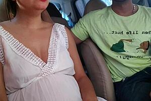 Best friend gf takes dirty anal pounding bent over in car with big ass shaking