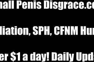 that tiny cock barely qualifies you as a man sph!