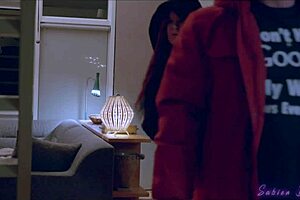 Curvy Goth Big Tits in Latex Halloween Interracial Spitting Orgy