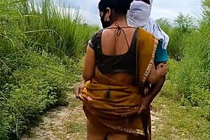 indian wife crave bent over hardcore doggystyle in village ranch?