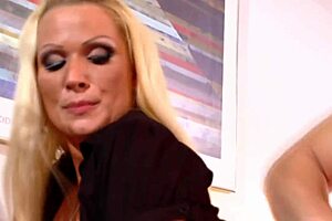 Blondie milf overwhelmed by intense big cock pounding emotions