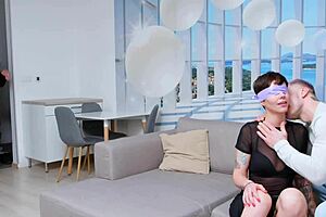 Boyfriend Shares Girlfriend for Wild Anal Gangbang Orgy