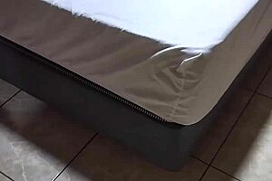 Peruvian babe wears lingerie in Lima for cash