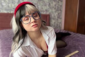 ASMR whispers from intriguing college tease