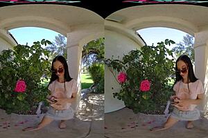 Naughty Jazmin Luv Bent Over Craving Cock in Outdoor Hardcore