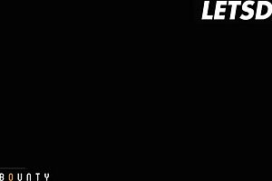 naughty brunette girlfriend cums hard with lover's cock