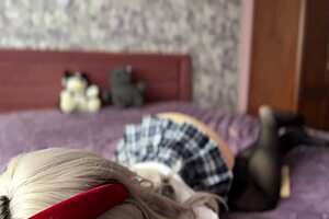 ASMR whispers from intriguing college tease