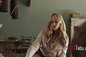 heart racing office thrill with curvy boss in tight skirt