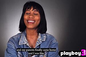 Ebony MILF Jenna Foxx Teases with Big Tits in Passionate Solo Session