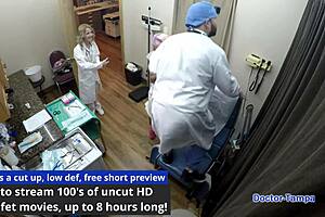 Dr Tampa's Nurse Channy Crossfire Humiliates Patient in Latex Hospital Play