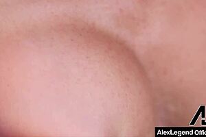 oh man alex legend blasts huge cum all over saige's big tits
