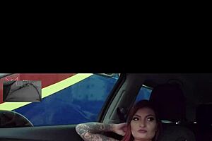 Rachell Miranda struts naked through Sao Jose streets teasing wildly!