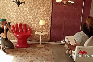 Ellas4 model performs detailed expert blowjob technique