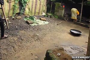 tenant bangs landlady cooking in kitchen 😏🍳💦