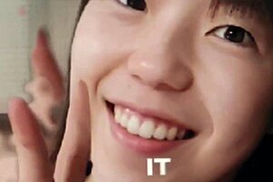 I squeeze cum dry in my shaved milf pussy creampie cowgirl