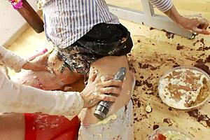 mai bailey and eva may crave sticky food licks