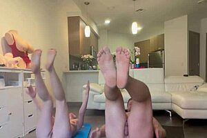 after intense naked workout i suck thick cock shower tears fall