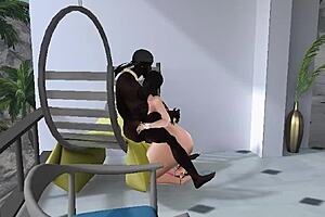 Riding BBC anal hardcore with big tits bouncing 🔥🍑