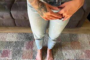 Fucked Hard Lola Bellucci Bent Over Sofa Doggystyle Cum Swallow!