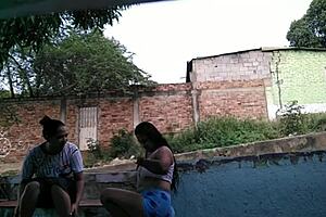 I hunt down the neighbor to fix my pipes, but she ends up eating my pussy instead.