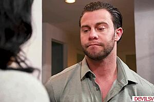 i can't resist my boss's monster cock deepthroating my big tits milf throat