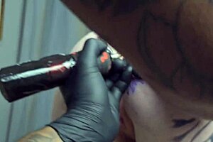 starting my day switching up this tattooed anal with huge black cock fisting worship