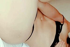 Cute amateur teen sends masturbation clips then hotel creampie hookup