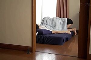 depraved asian milf can't resist morning wood and rides it hard