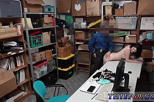 Sexy blonde cop, gonna fuck this thief or what?