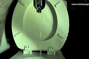 Dominatrix mistress April brutally strapons bound slaves in military camp