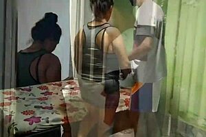 amateur latina milf gets fucked hard in her tight pussy at home