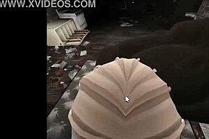 Blonde Slut Bunny Sucks Cock Hard in Roblox Condo!